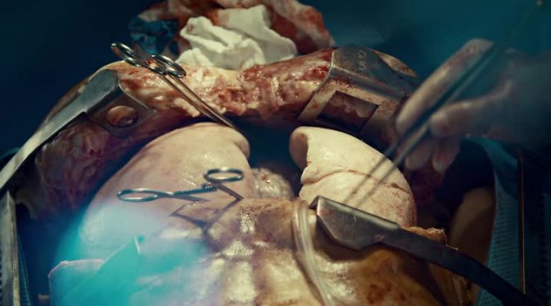 Bronchus is attached