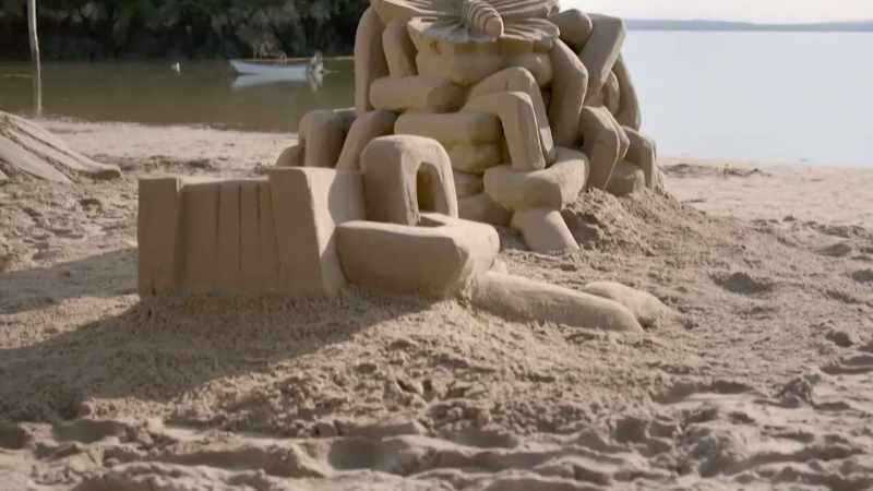 [bruce] they busted out two separate sculptures