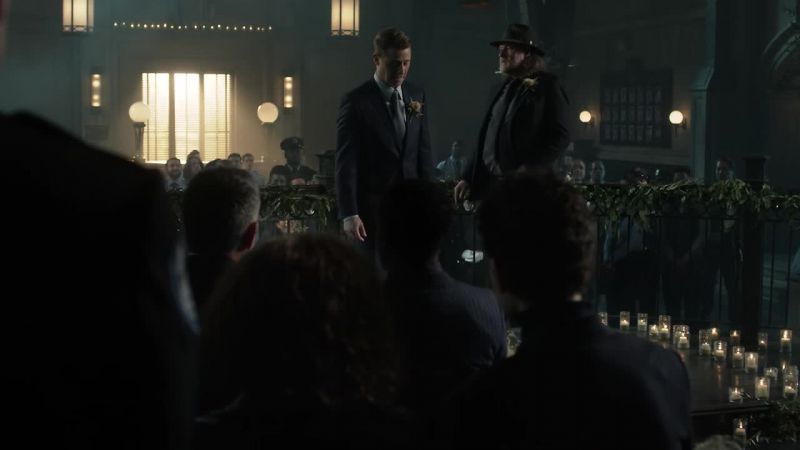 [Bruce] He seems nervous. -[Selina] I know