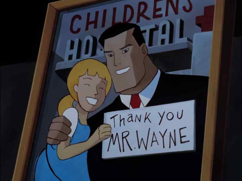 Bruce Wayne, huh? - Sorry you saw that