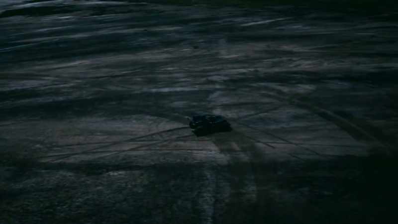 (buggy engine roaring) (intense intriguing music)