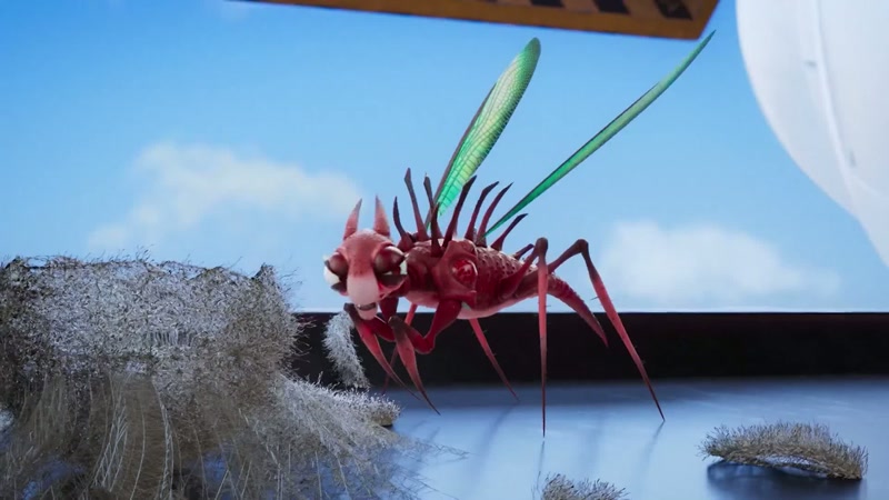 (bugs buzzing)
