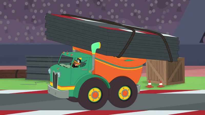 Bugs! The tracks are too heavy! They're slowing me down
