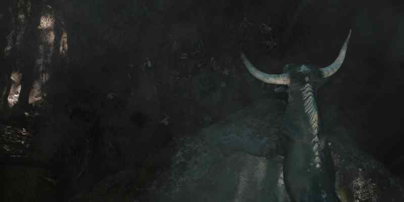 (bull snarling)