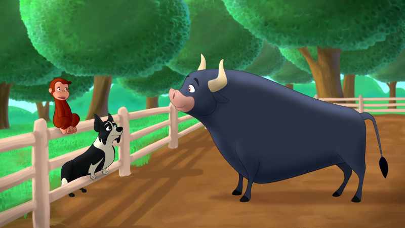 (bull whinnies)