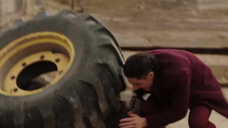 [bullet hits] - [grunts]