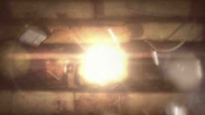 (Burning hiss, loud explosion)