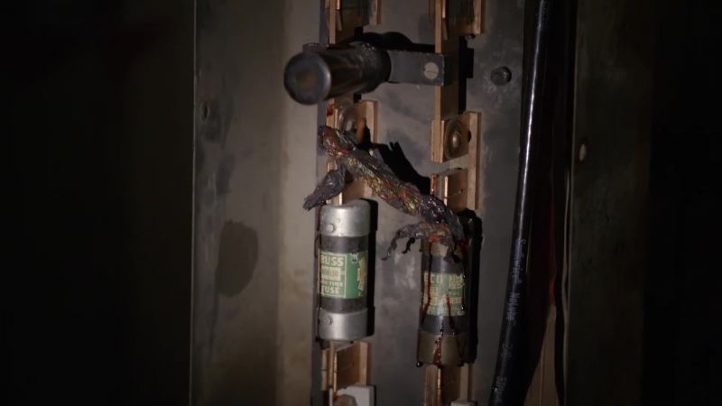 Burnt flesh on the transformer