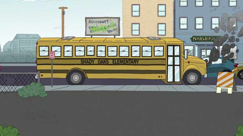 [bus grinding]
