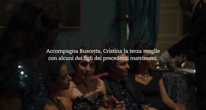 Buscetta attends with his third wife Christina