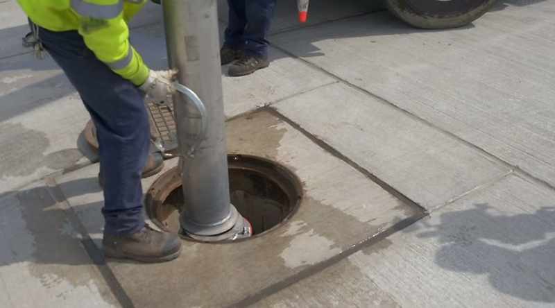 But a busted flange connection