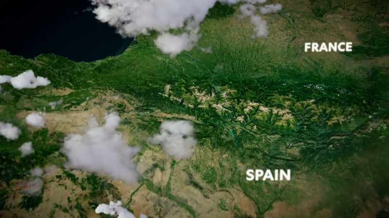 But a closer look reveals a mysterious giant structure