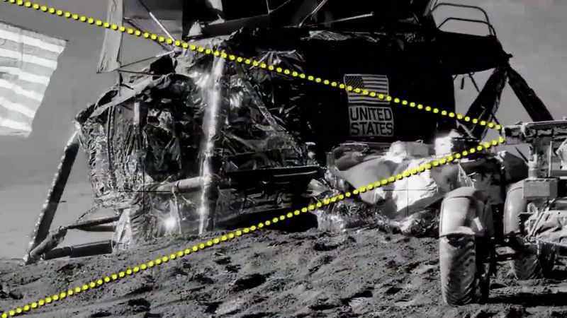 But a simple triangulation on the photo