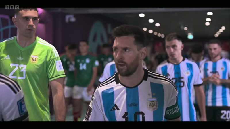 But at half-time, Messi again gave everybody confidence