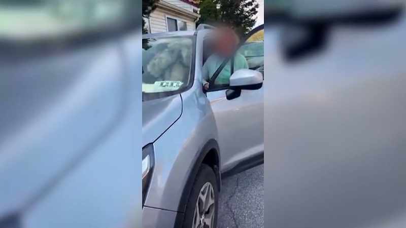 But at that point, I realized that she was also parked