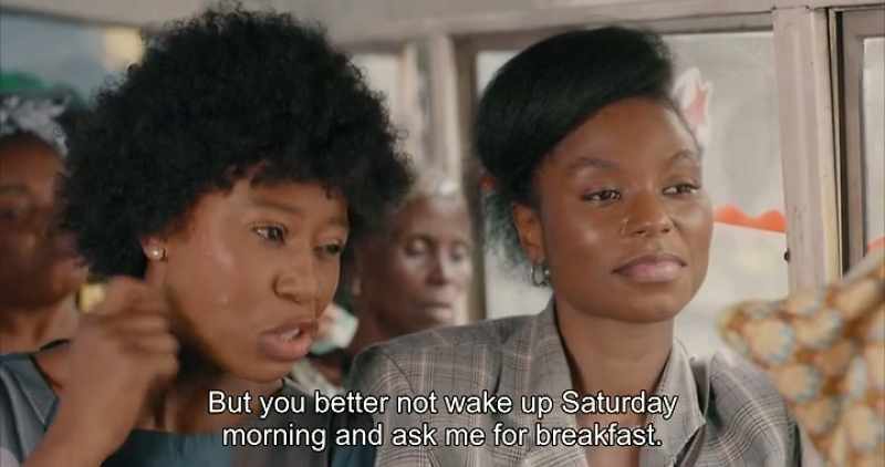 But you better not wake up Saturday morning and ask me for breakfast