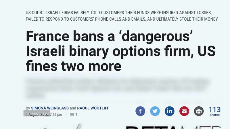 But binary options fraud became so pervasive