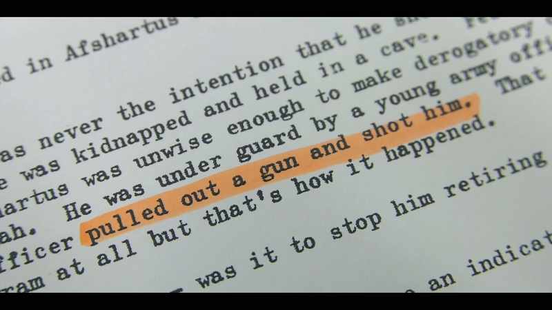 But his body was very badly tortured, so