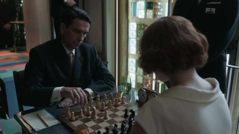 But Borgov moves his bishop to knight five