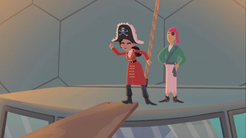 But captain, me gonna be shark bait for sure