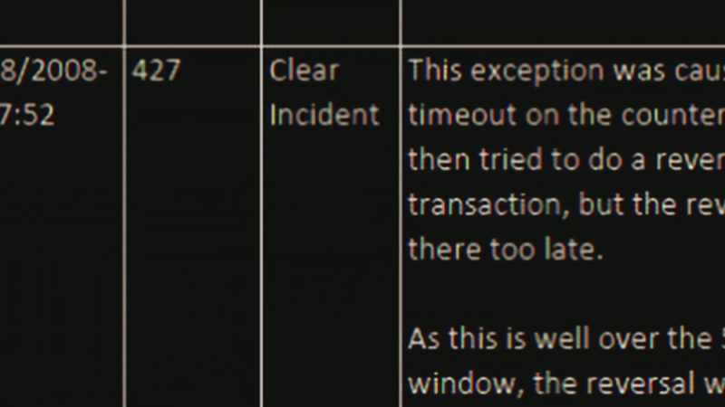 But during the case, the Post Office