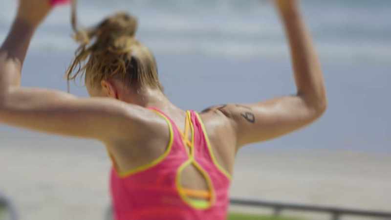 But Elyse finishes strong, looking very much