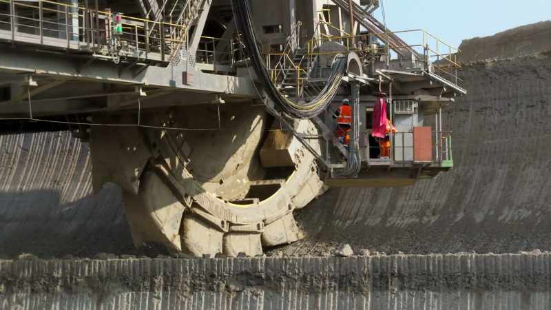 But this enormous excavator