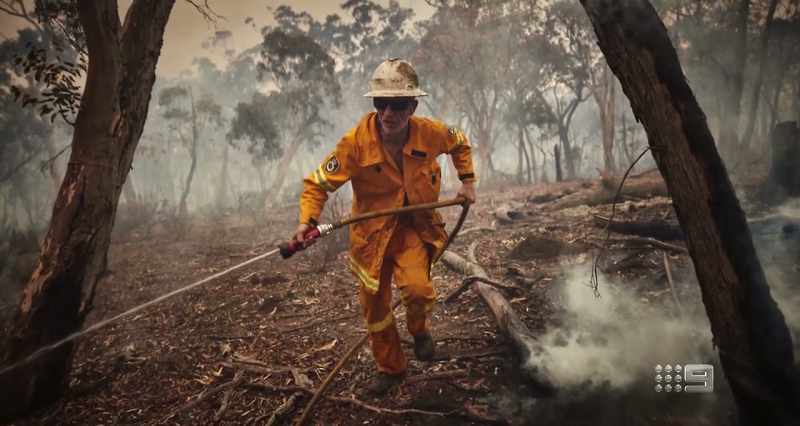But every day, he was out firefighting