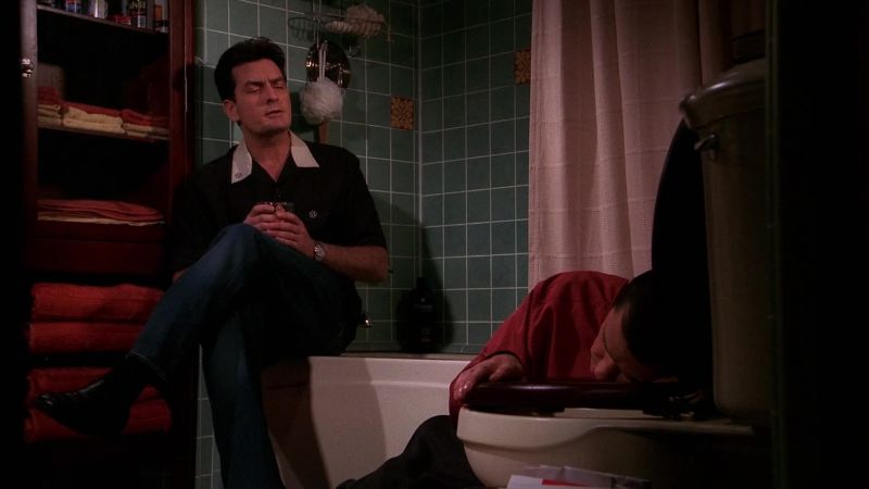 But first I'll sleep with my head in the crapper