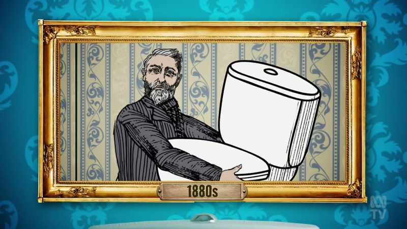 But flush toilets really came into their own