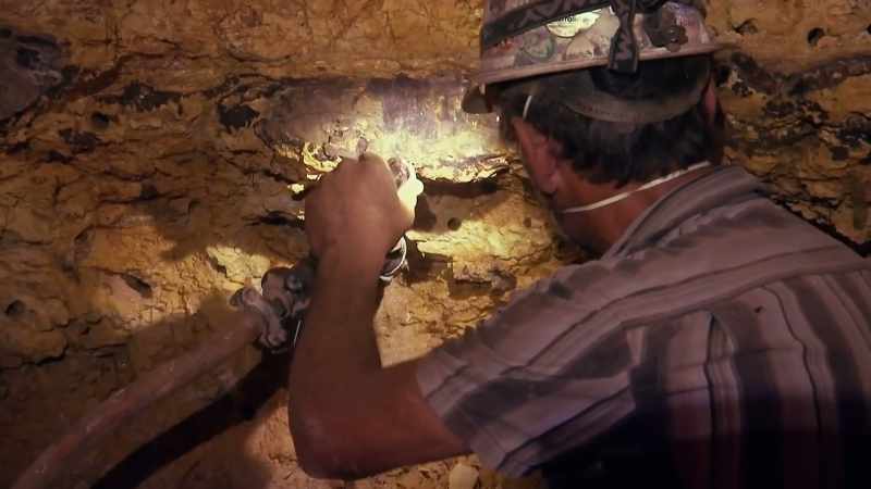 But former coal miner Aaron hasn't got the message