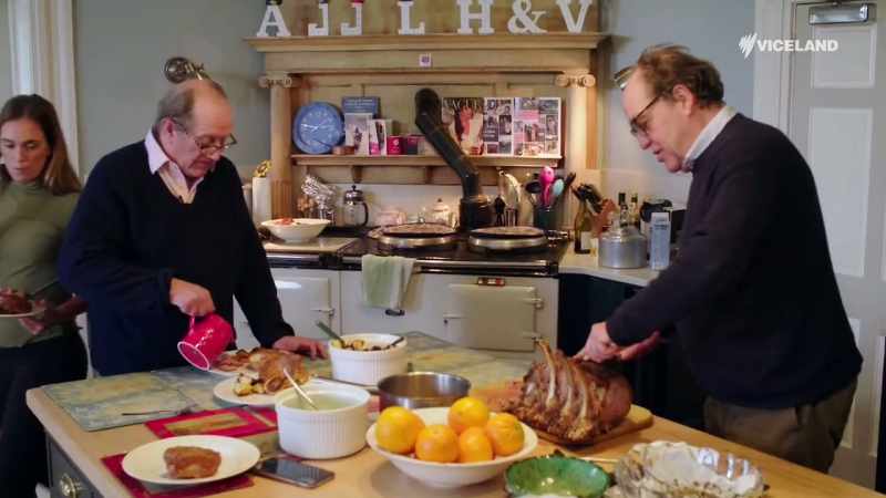 But fortunately everyone downs tool for Sunday lunch