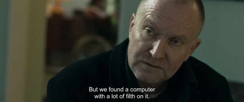 But we found a computer with a lot of filth on it