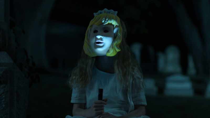 But Halloween night... - [TRAIN HORN BLOWS]