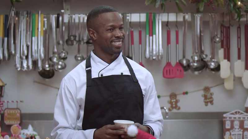But here at the Christmas Hotel cooking class