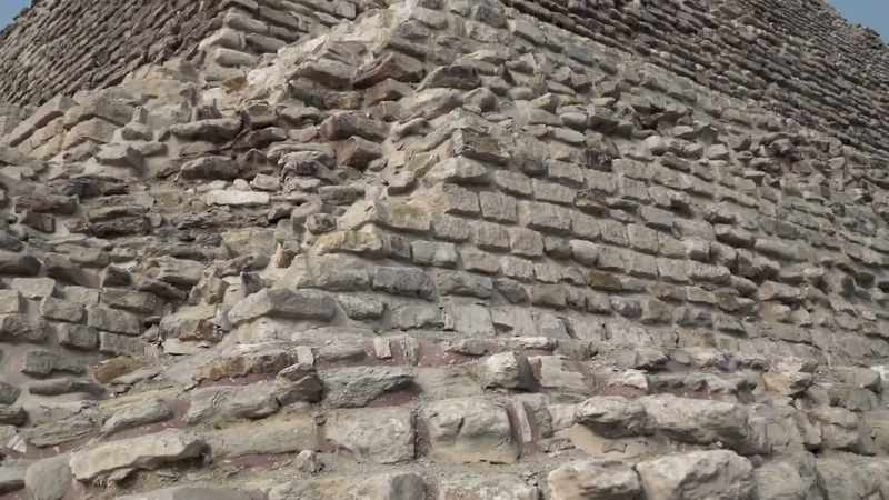 But as his new pyramid grew skyward