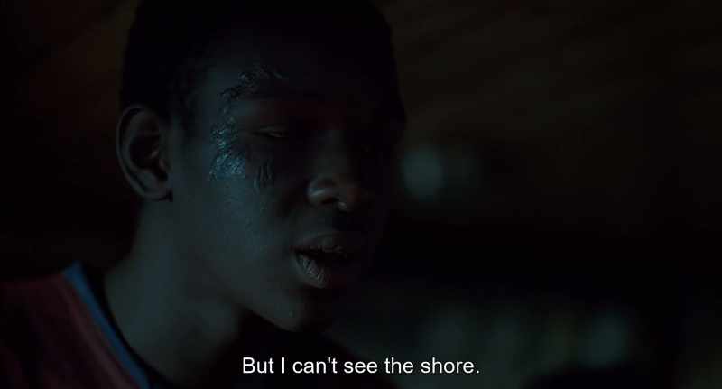 But I can't see the shore