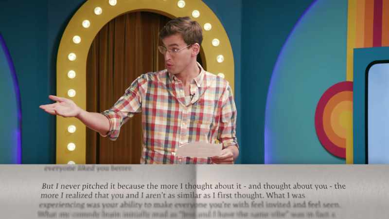 But I never pitched it because the more I thought about it