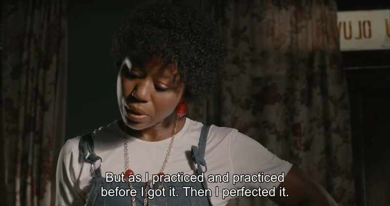 But as I practiced and practiced before I got it. Then I perfected it