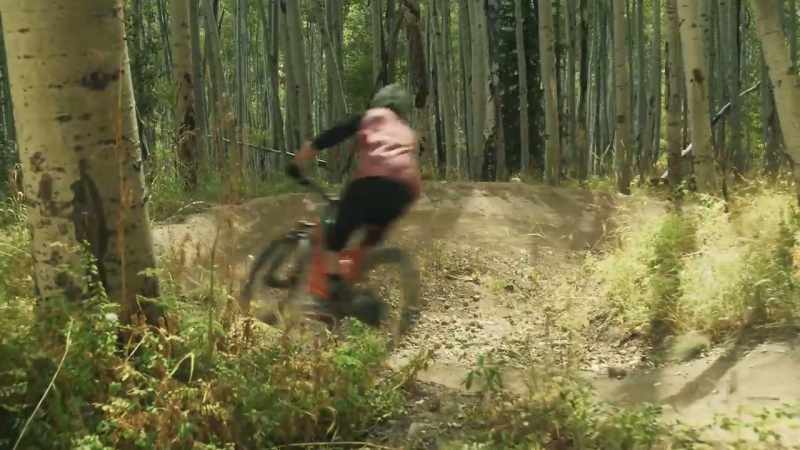 But when I start riding the bike