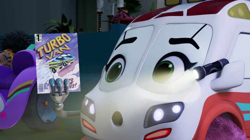 But I'm right at the part where Turbo-Van