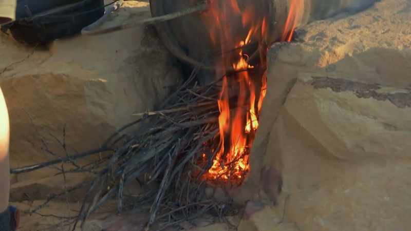 But in the remote outback, they have to make their own creature comforts