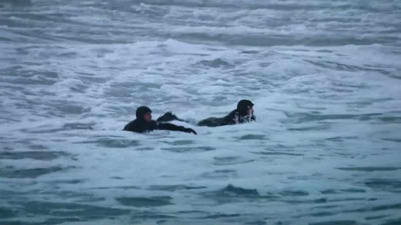 But in these conditions, half an hour in his trunks could kill him