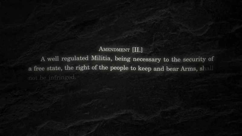 But it is a fact that the original mandate of the Second Amendment