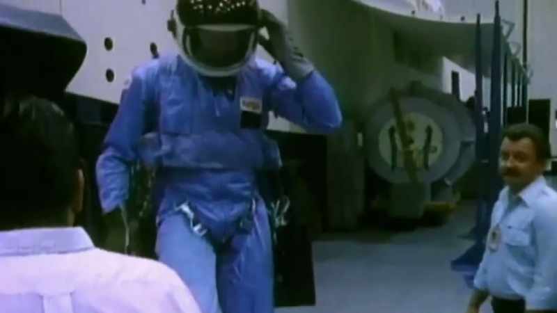 But it was his second flight in 1986, also on challenger