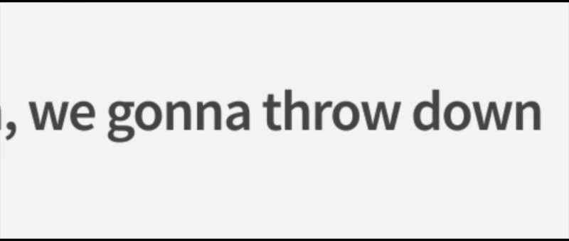 But John Galton, we gonna throw down
