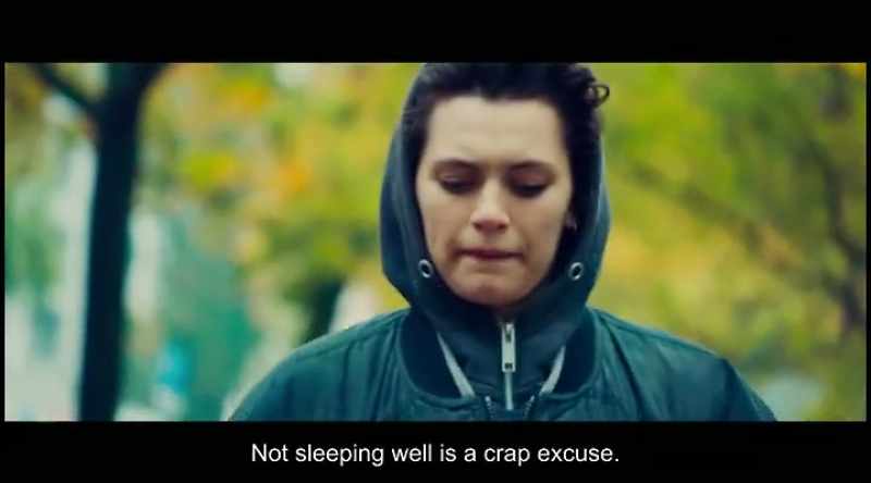 But just slept like shit, is a shitty excuse
