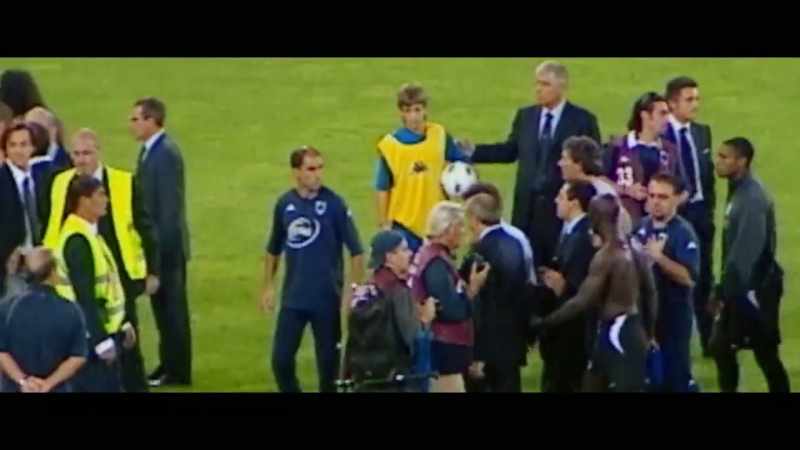 But Juventus had won, three-nil, and the referee was just doing his job