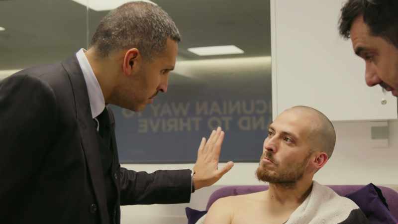 But you know, every day... you know. -Yeah, he's improving, so we're happy now