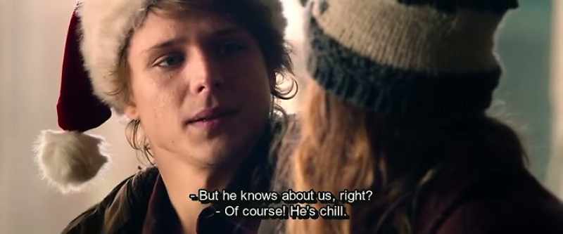 But he knows about us, right? - Of course! He's chill